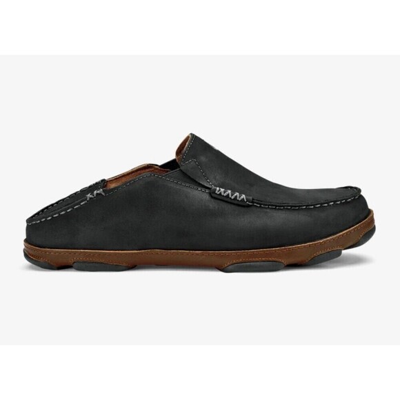 OluKai Moloā Men’s Leather Slip On Shoes Mens 8 main image 11